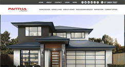 Desktop Screenshot of panthahomes.com.au