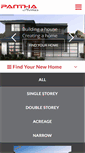 Mobile Screenshot of panthahomes.com.au